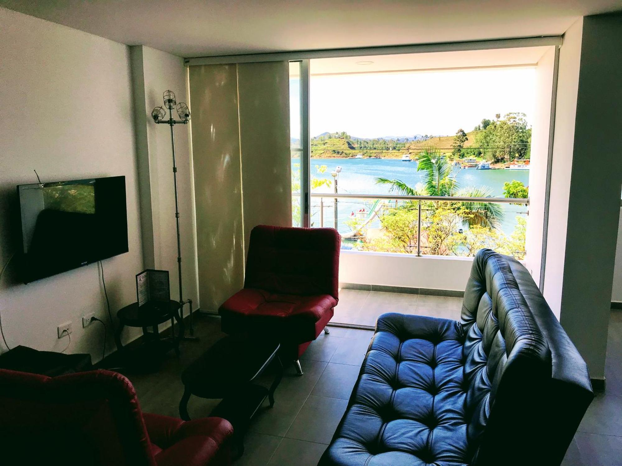 Aptos Vista Al Embalse, Frente Al Lago, Restaurantes, Bares Guatapé Cameră foto